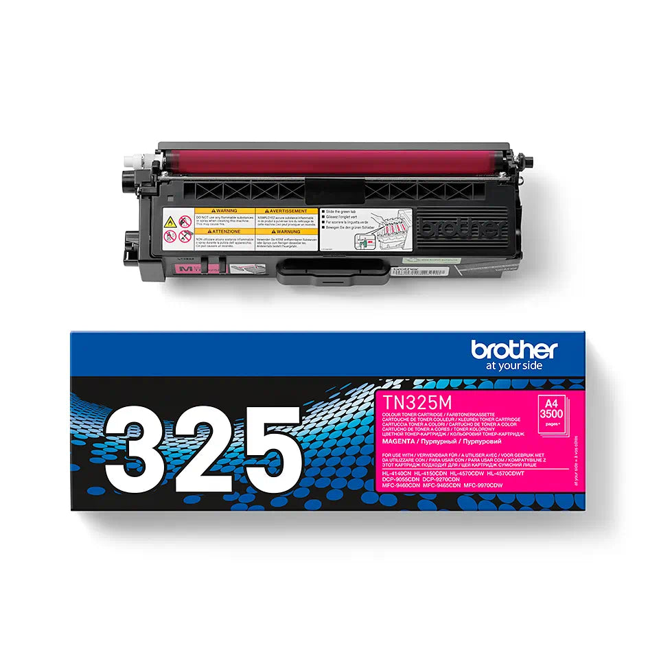 Toner Brother TN-325M, roz (magenta), original, 3500 pagini