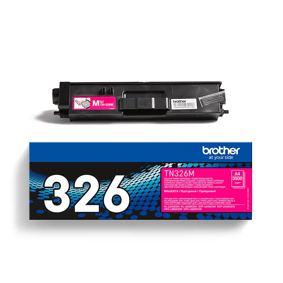 Toner Brother TN-326M, roz (magenta), original, 3500 pagini