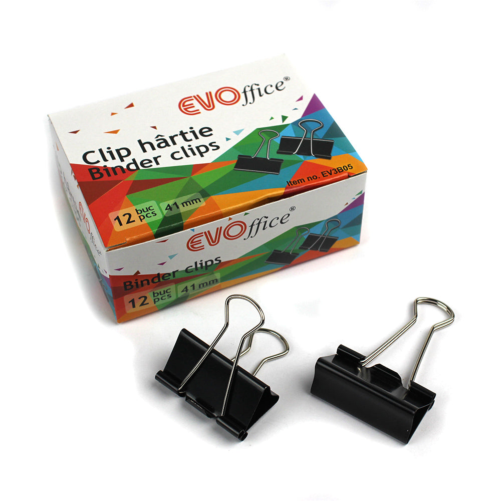 Clip Hartie 41Mm 12 Buc/Cutie Evoffice