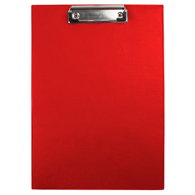 Clipboard Carton Plastifiat Simplu Rosu A4 Evoffice