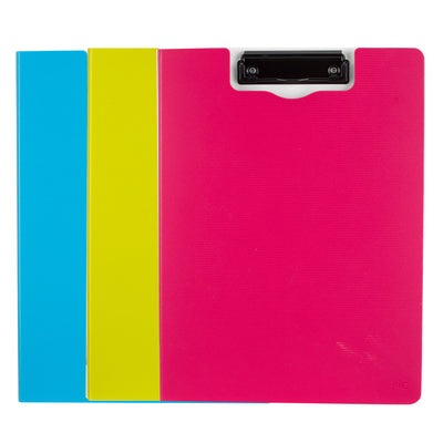Clipboard Dublu Culori Neon Deli