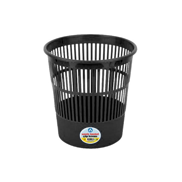 Cos Birou Plastic Negru 16L Ark