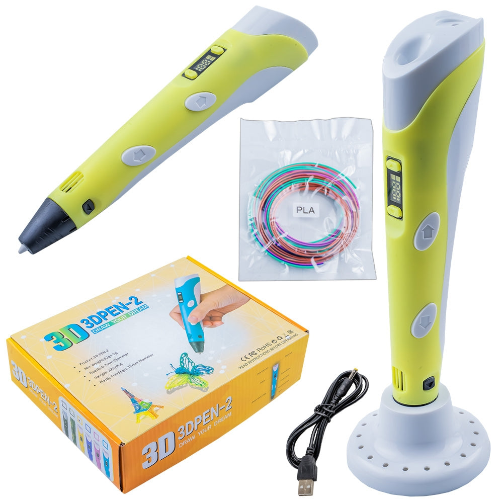 Creion 3D Cu Accesorii, Incarcator Usb