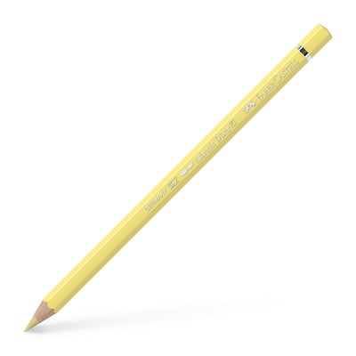 Creion colorat acuarelabil profesional Albrecht Dürer Faber-Castell în nuanța delicată Crem 102, cu mină groasă de 3.8 mm și pigmenți superiori calzi perfect solubili în apă