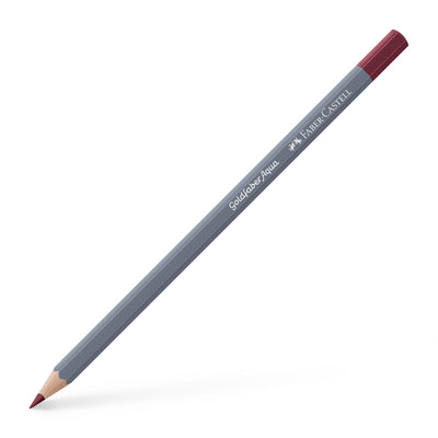 Creion colorat acuarelabil Goldfaber Faber-Castell în nuanța pământie Roșu Indian 192, cu mină de 3.3 mm, perfect pentru detalii naturale și tehnici de acuarelă