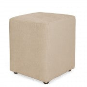 Taburet Cube - Stofa Crem - K8