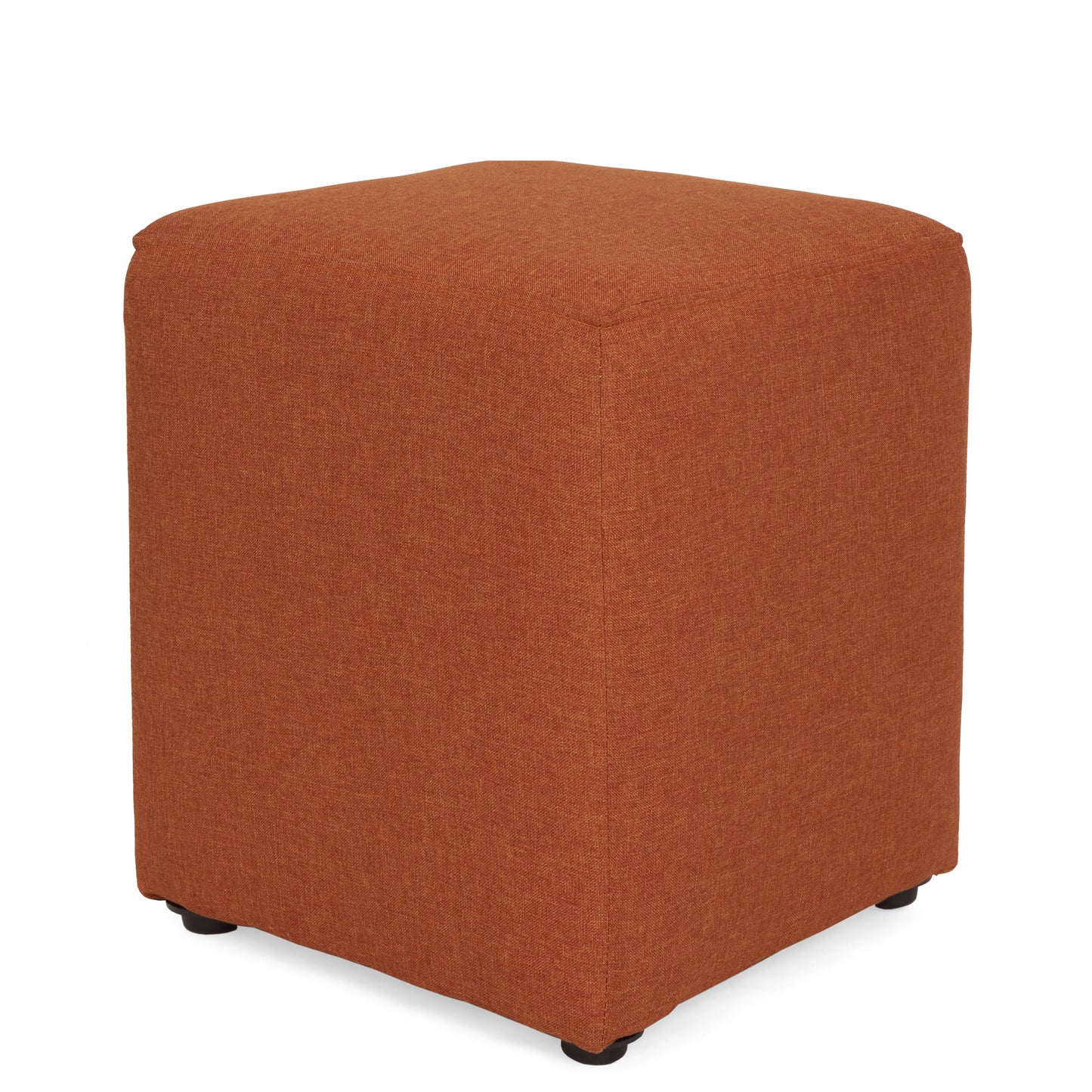 Taburet Cube - Stofa Portocaliu - S25