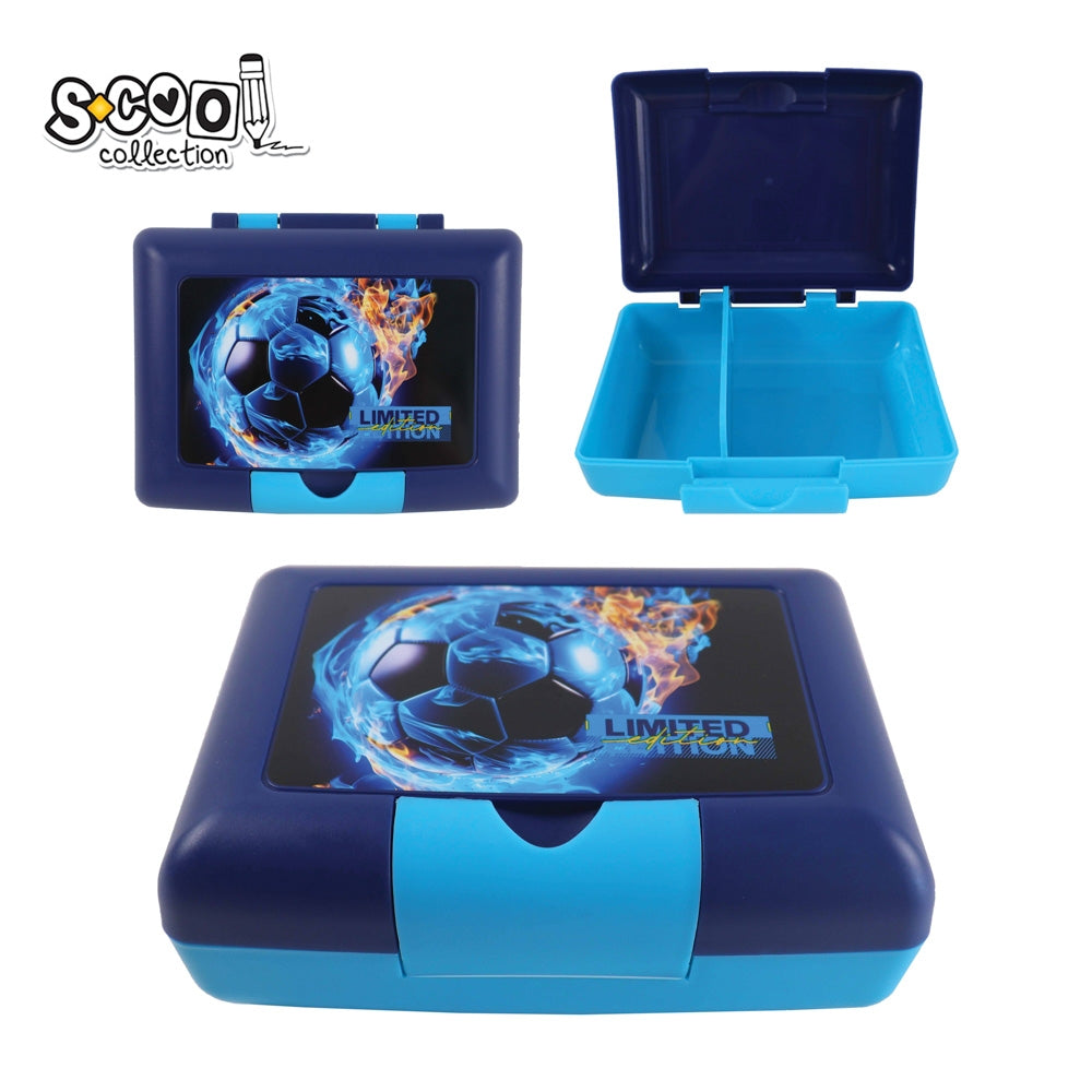 Cutie de sandwich compartimentată S-Cool Limited Edition de 900 ml din plastic cu design modern pentru băieți