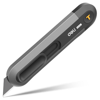 Cutter Cu Retractare Automata Negru Home Series Deli