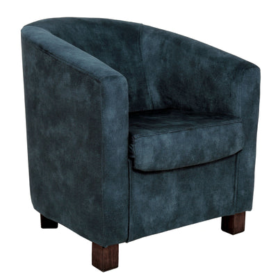 Fotoliu David - Catifea P13 - Turcoaz Inchis