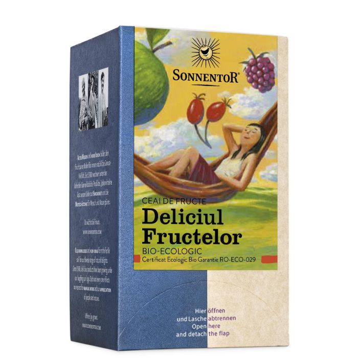 Ceai verde Bio-ecologic Sonnentor Deliciul Fructelor 18plic