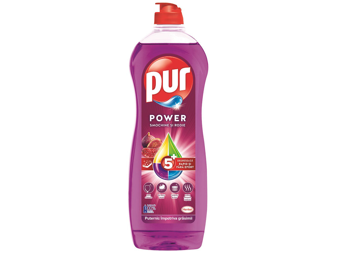 Detergent Vase Lichid Pur 750Ml - Cireșe