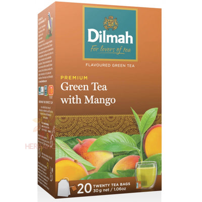 Dilmah Ceai verde cu mango (20buc)