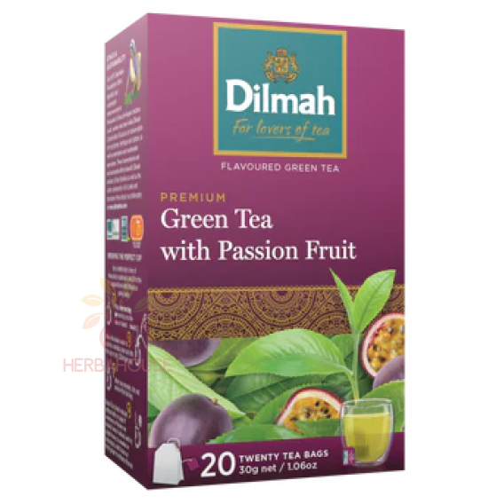 Dilmah Ceai verde cu fructul pasiunii (20buc)