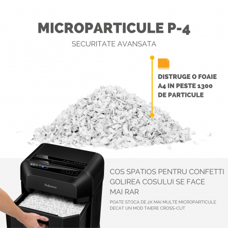 Distrugator documente 80M MINI-CUT FELLOWES
