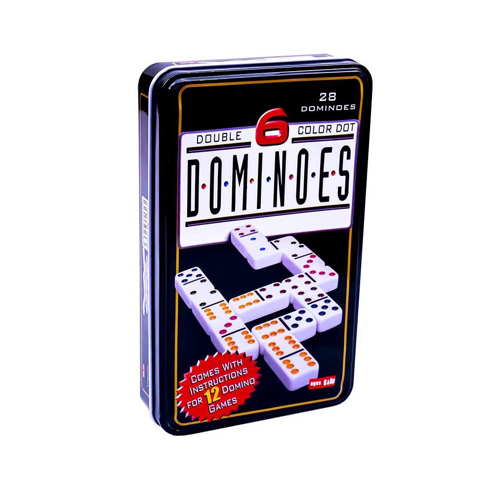 Domino, cutie din metal