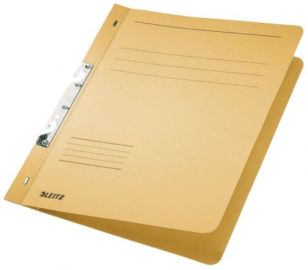Dosar din carton reciclat format A4, cu sistem de extracție rapidă pentru biblioraft, certificat Blue Angel, ideal pentru organizarea eficientă a documentelor