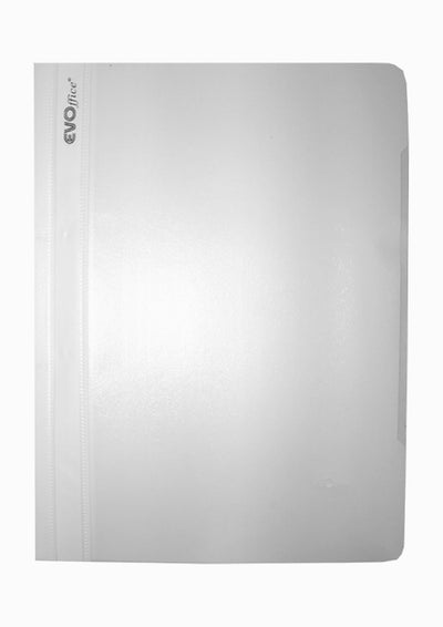 Dosar Din Plastic Cu Sina Si 2 Perforatii Evoffice Alb