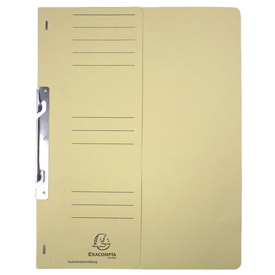 Dosar încopciat 1/2 din carton duplex alb-gălbui Willgo, 250 g/m², format A4, ideal pentru arhivarea și consultarea rapidă a documentelor la birou.