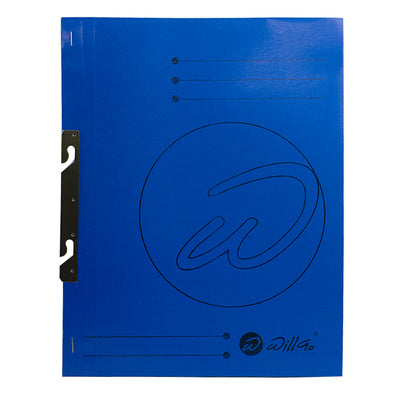 Dosar Incopciat 1/1 Carton Duplex Color, 250 Gr/Mp Willgo - Albastru