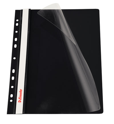 Dosar Plastic Cu Sina Si Multiperforatii Negru Esselte