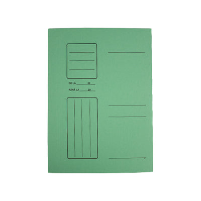 Dosar plic din carton duplex color WILLGO, format A4, culoare verde, gramaj 250g/mp, ideal pentru organizarea și arhivarea documentelor de birou