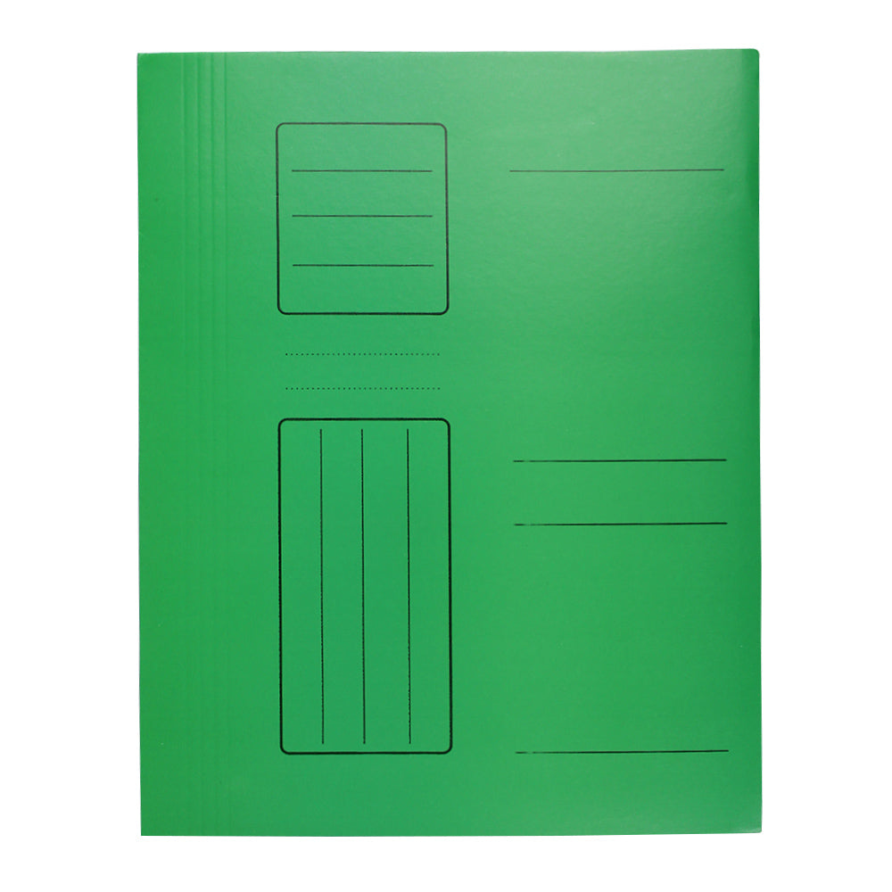 Dosar simplu din carton color WILLGO, format A4, culoare verde, gramaj 250g/mp, ideal pentru organizarea și arhivarea documentelor la birou