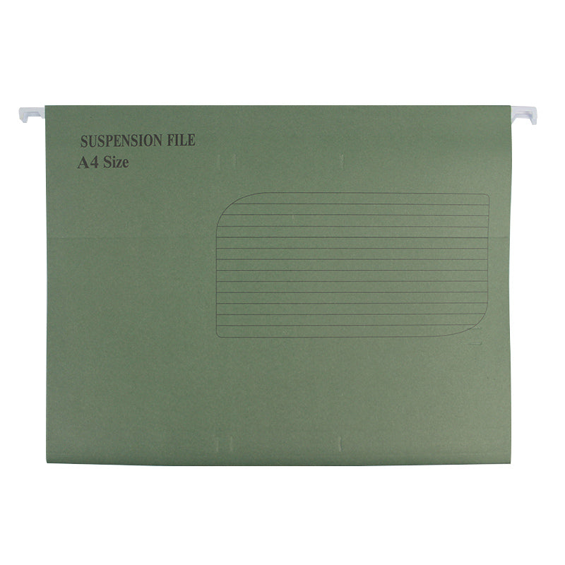 Dosar suspendat din carton EVOffice - verde inchis