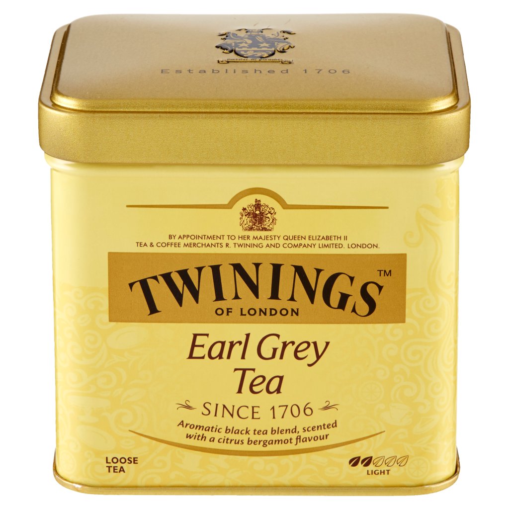Ceai Negru Earl Grey Cutie Metal Twinings 100g