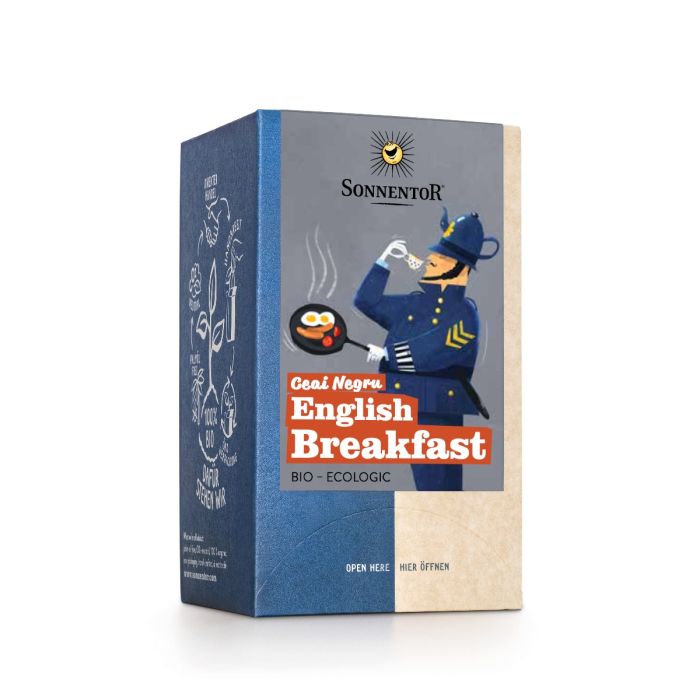 Ceai Negru Bio-ecologic Sannentor English Breakfast 18plicx1,5gr