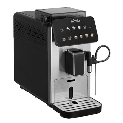 Espressor automat, BIOVITA OPTIMA, râșniță încorporată, spumare automată, 10 programe, 15 Bari