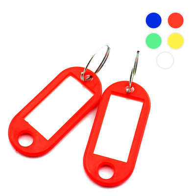 Suport Chei Plastic Rosu 10Buc Evoffice