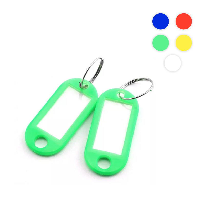 Suport Chei Plastic Verde 10Buc Evoffice