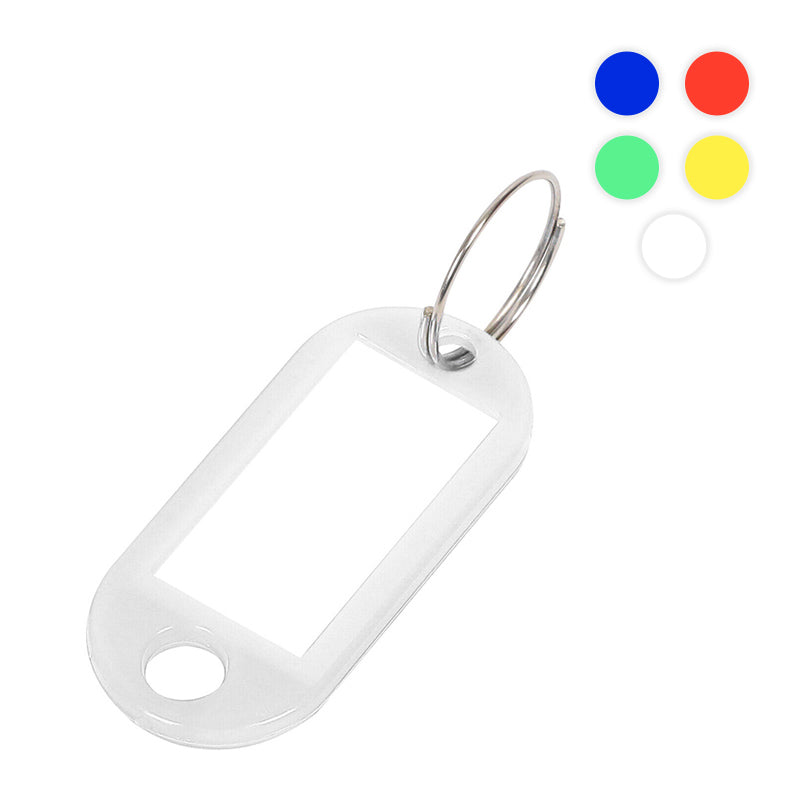 Suport Chei Plastic Alb 10Buc Evoffice