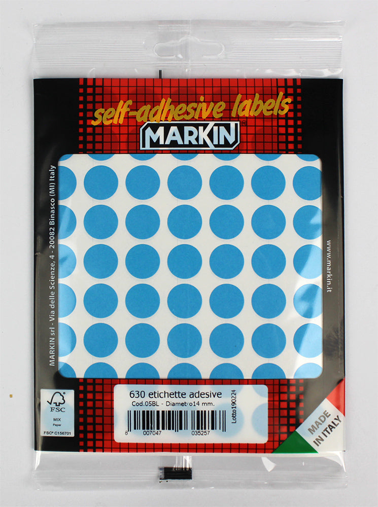 Etichete Bulina Color Albastre 630/Set