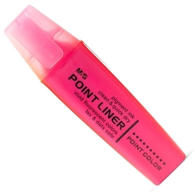 Evidentiator roz parfumat M&G varf tesit 2-5mm rezistenta 72h fara capac cerneala non-toxica uscare rapida