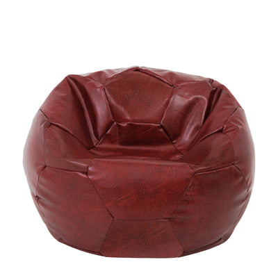 Fotoliu Puf Extra Ball - Imitatie Piele - Bordo