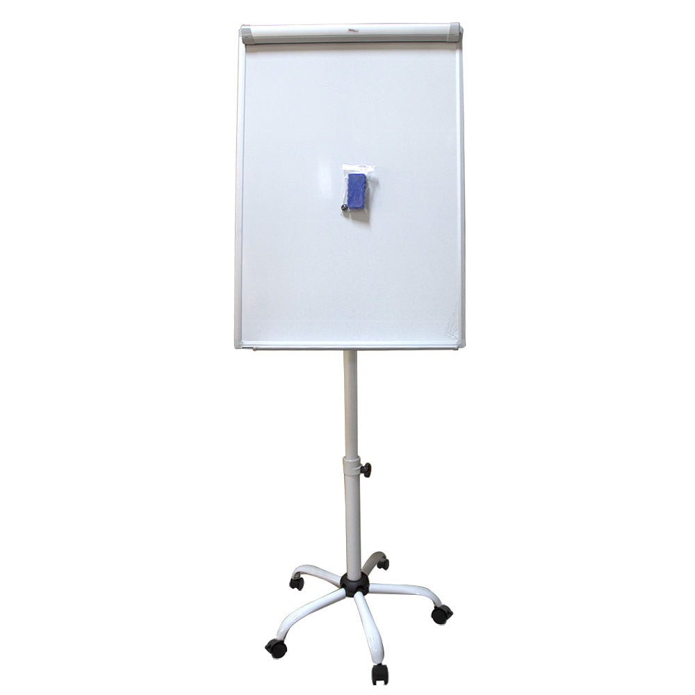 Flipchart Magnetic, Suport Mobil Din 5 Brate Cu Roti 70*100 Cm Evoffice