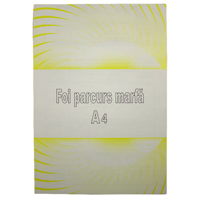 Foaie Parcurs Marfa A4 Fata-Verso