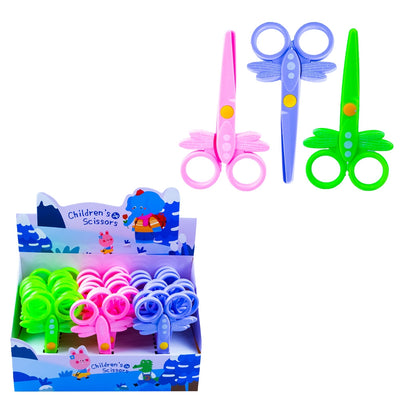 Foarfeca Din Plastic, 120 Mm, Fluturas, 3 Culori