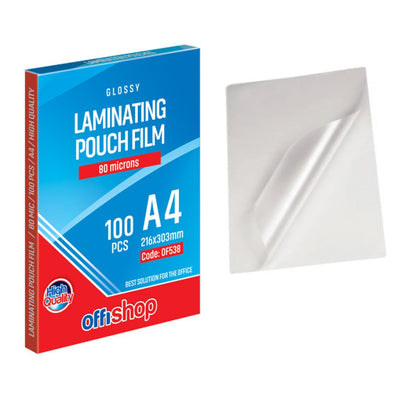 Folie Laminare A4, 80Mic, 100 Buc/Top - Offishop