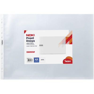 Folie Protectie A3 Landscape 25/Set Noki