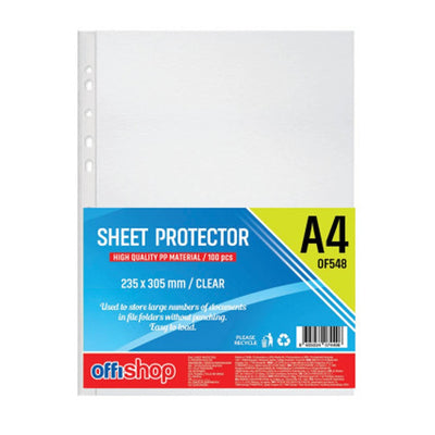 Folie Protectie A4, Cristal Clear, 100 Buc/Set - Offishop