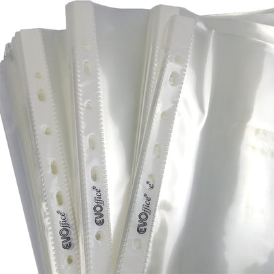 Folie Protectie Documente A4 Cristal, 90 Microni, 100 Buc/Set Evoffice