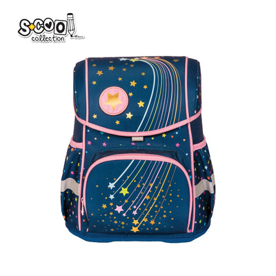 Ghiozdan anatomic premium fete S-COOL Dreaming 42 cm sistem reglare inaltime XS-XL buzunar termoizolant mancare inchidere magnetica si baza EVA impermeabila