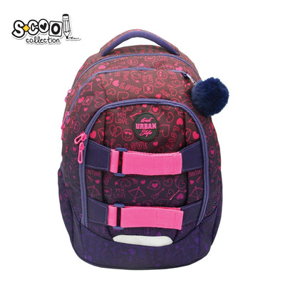 Ghiozdan Anatomic Urban, Symbols, 43X29X22 Cm