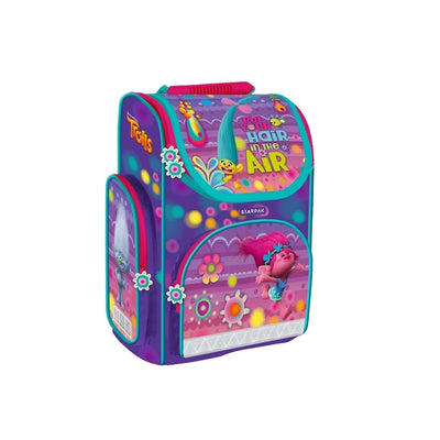 Ghiozdan - Carcasa Tare Trolls, 37X27X14,5Cm - Starpak