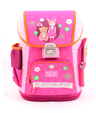 Ghiozdan Clasele I-Iv Fete Q+ Happy Girls Pigna