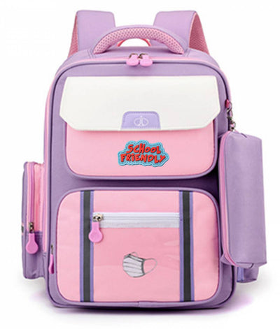 Ghiozdan Clasele 1-4 Sf Mov Cu Penar 3 Fermoare Pigna