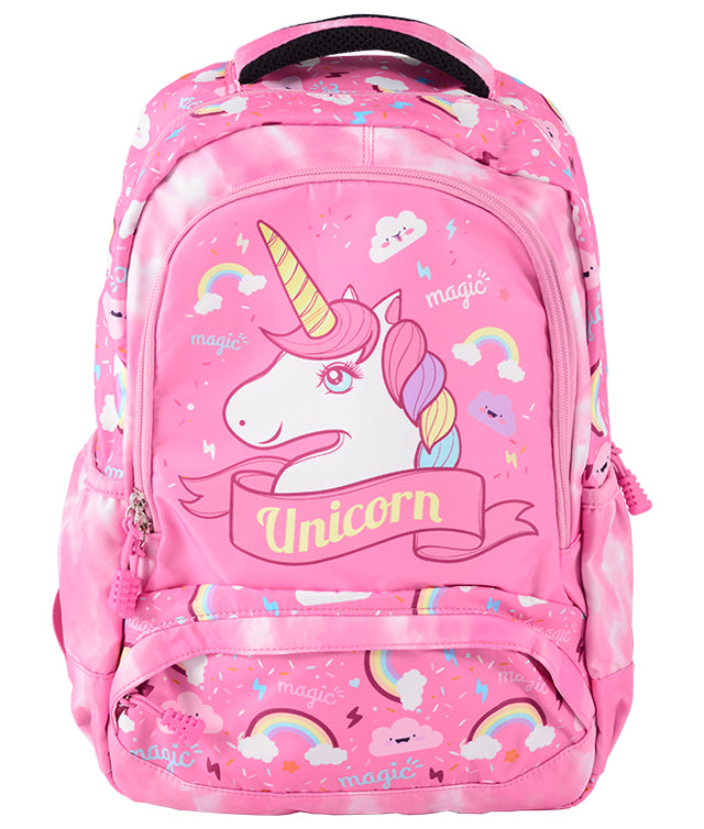Ghiozdan Clasele I-Iv Sf Unicorn Roz Pigna